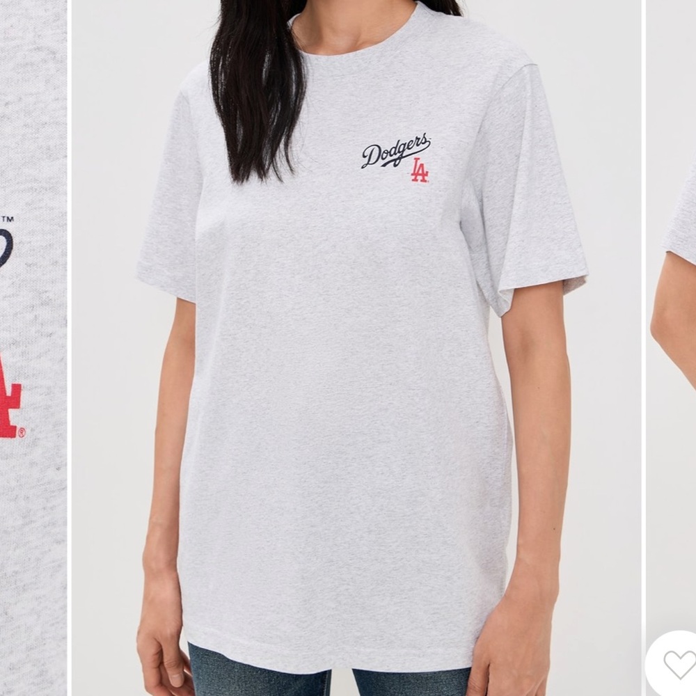 Sporty & Rich Los Angeles Dodgers Serif Tee